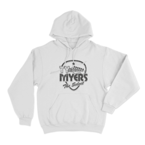 Guitar Pick Unisex Hoodie White 1
