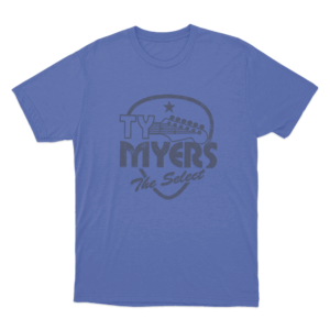 Guitar Pick Unisex T Shirt Blue