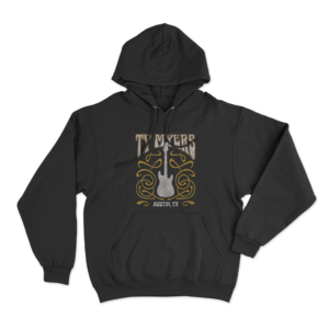 Ty Myers Guitar Logo Unisex Hoodie Black