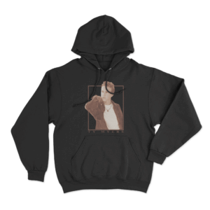 Vintage Ty Myers Portrait Unisex Hoodie Black