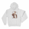 Vintage Ty Myers Portrait Unisex Hoodie White