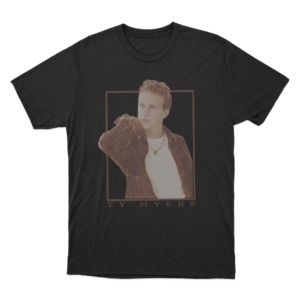 Vintage Ty Myers Portrait Unisex T Shirt Black